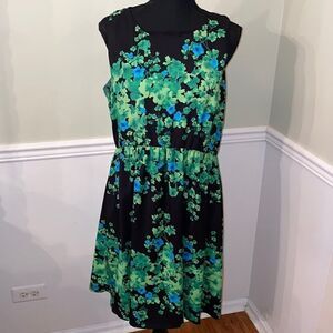 Eci size 14 floral dress